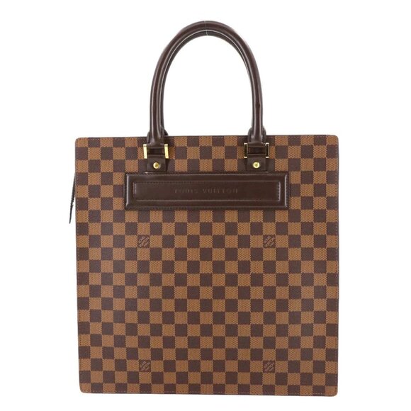 LOUIS VUITTON Damier Venice GM Tote Bag Ebene Brown N51146 Purse 90285231 - Picture 1 of 10